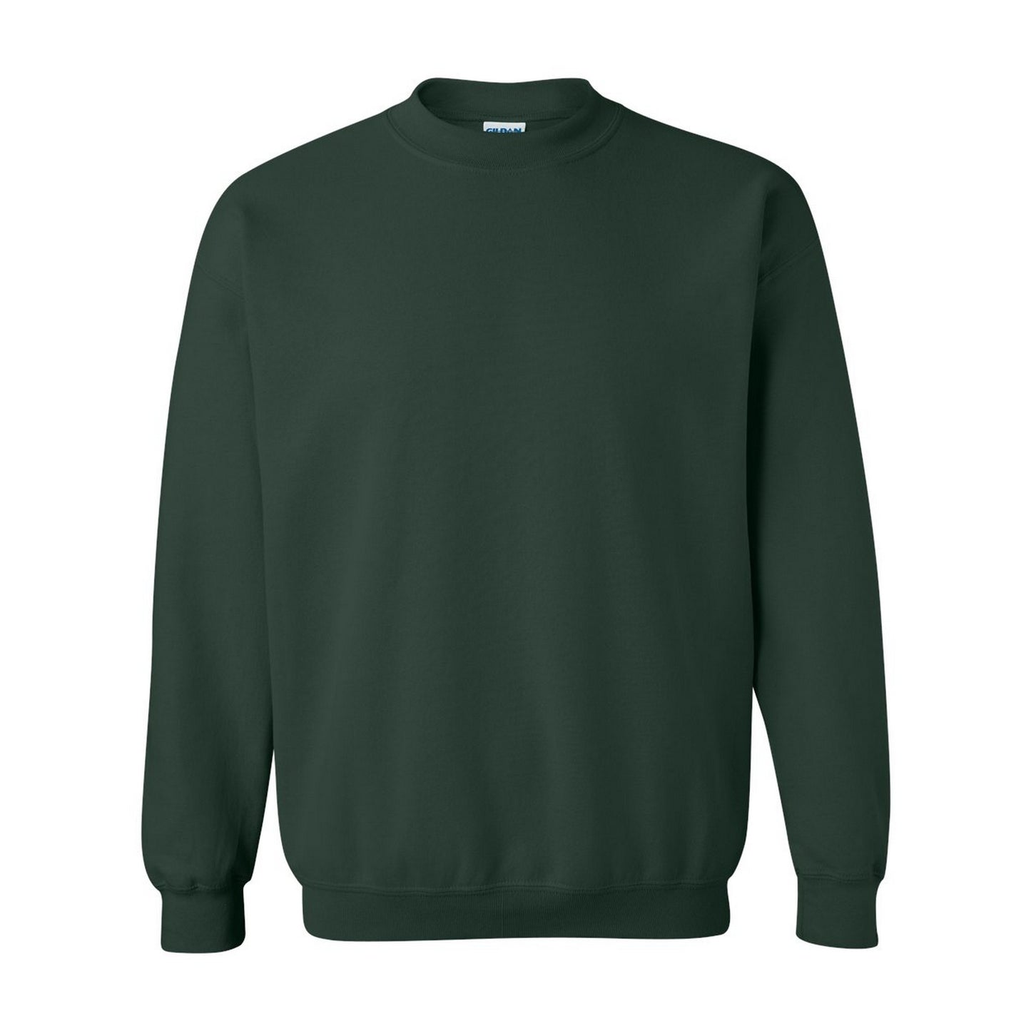Forest Green - Front - Gildan Unisex Adult Heavy Blend Crew Neck Sweatshirt