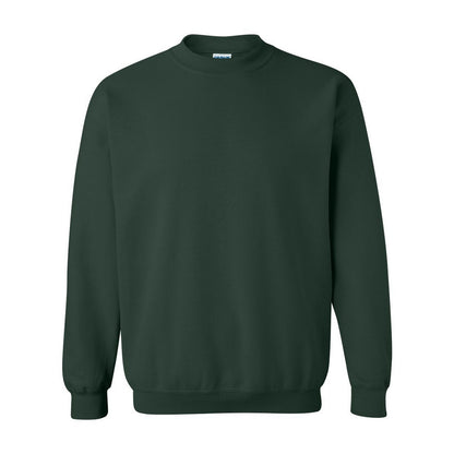 Forest Green - Front - Gildan Unisex Adult Heavy Blend Crew Neck Sweatshirt