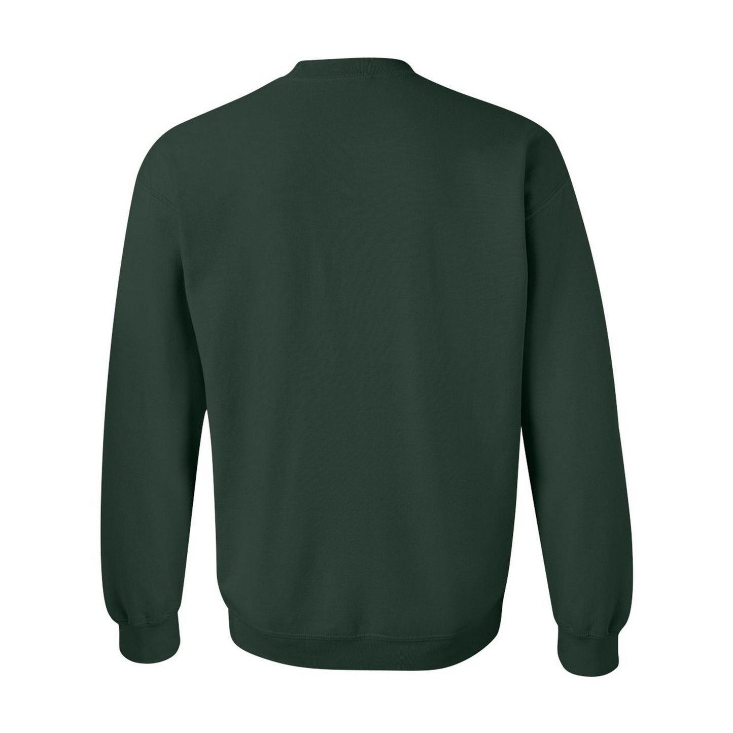 Forest Green - Back - Gildan Unisex Adult Heavy Blend Crew Neck Sweatshirt