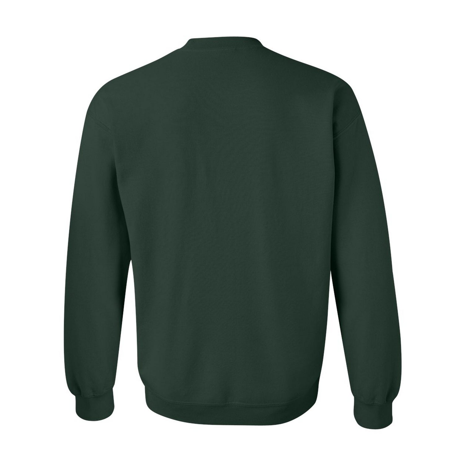 Forest Green - Back - Gildan Unisex Adult Heavy Blend Crew Neck Sweatshirt