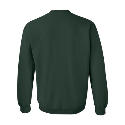 Forest Green - Back - Gildan Unisex Adult Heavy Blend Crew Neck Sweatshirt
