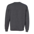 Dark Heather - Back - Gildan Unisex Adult Heavy Blend Crew Neck Sweatshirt
