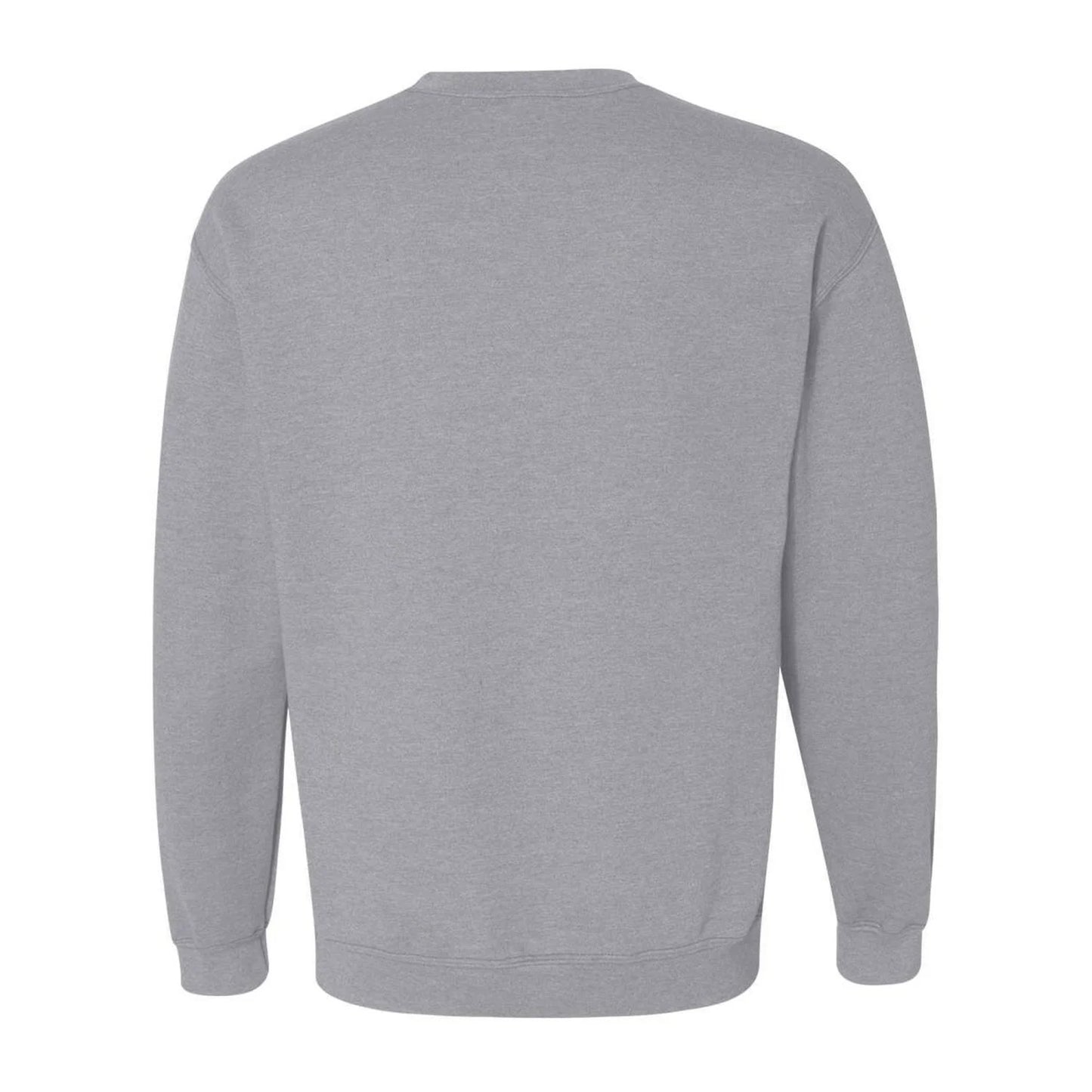 Sports Grey - Back - Gildan Unisex Adult Heavy Blend Crew Neck Sweatshirt