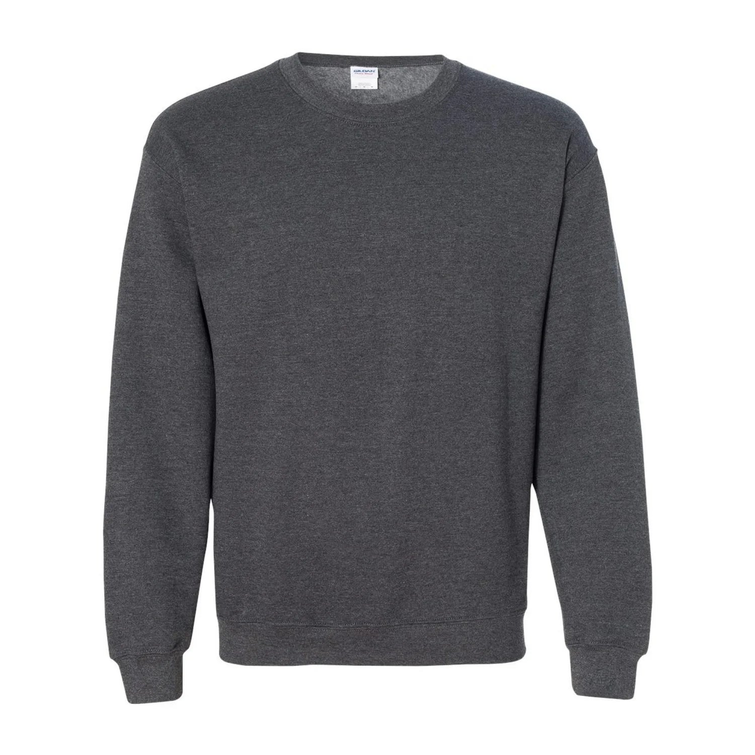 Dark Heather - Front - Gildan Unisex Adult Heavy Blend Crew Neck Sweatshirt