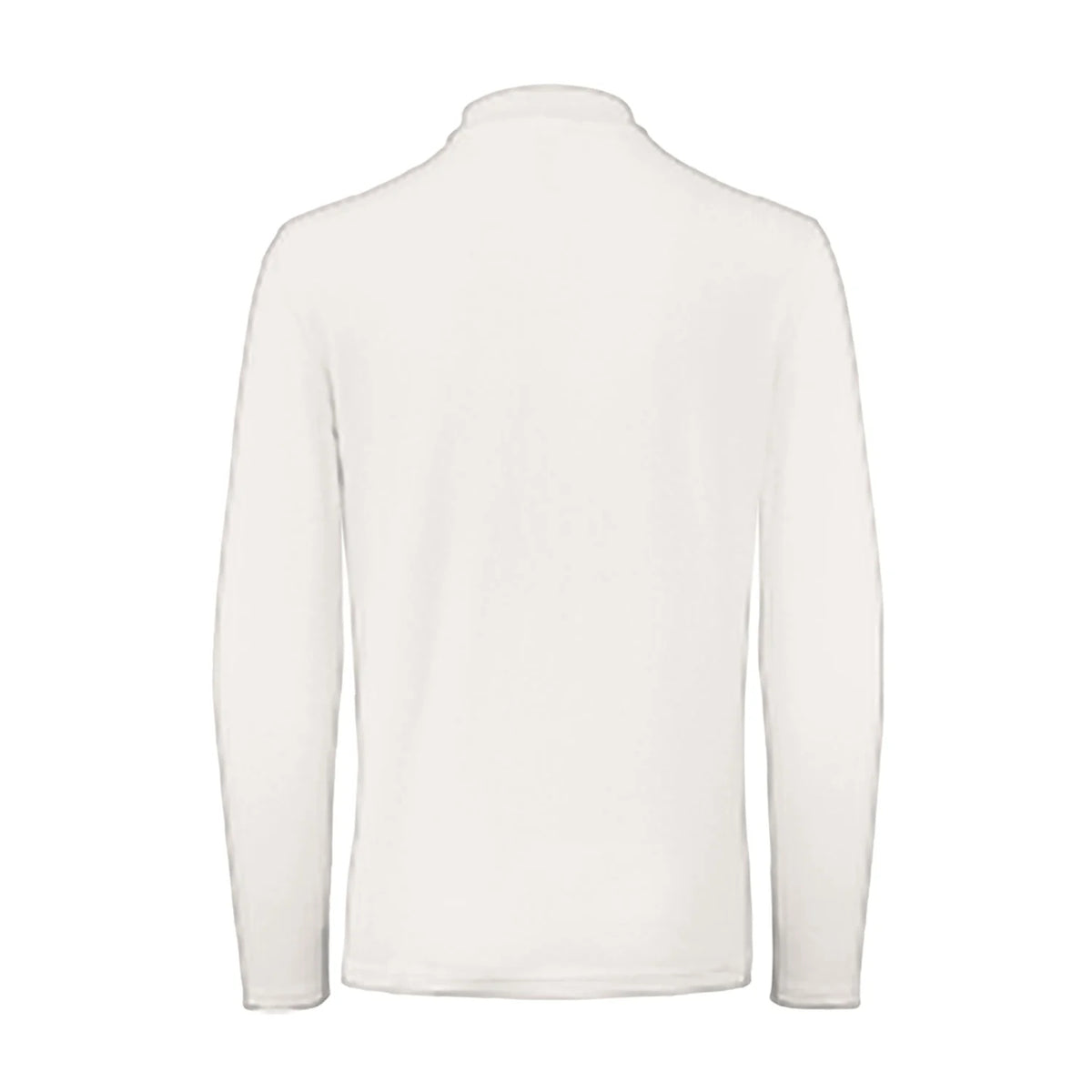 White - Back - B&C Mens ID.001 Long-Sleeved Polo Shirt