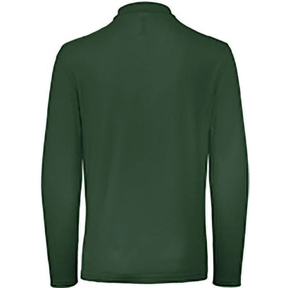 Bottle Green - Back - B&C Mens ID.001 Long-Sleeved Polo Shirt