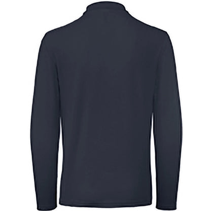 Navy - Back - B&C Mens ID.001 Long-Sleeved Polo Shirt