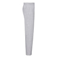 Heather Grey - Side - Fruit of the Loom Mens Classic Open Hem Jogging Bottoms