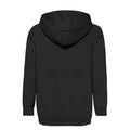 Black - Back - Fruit of the Loom Childrens-Kids Lightweight Hoodie