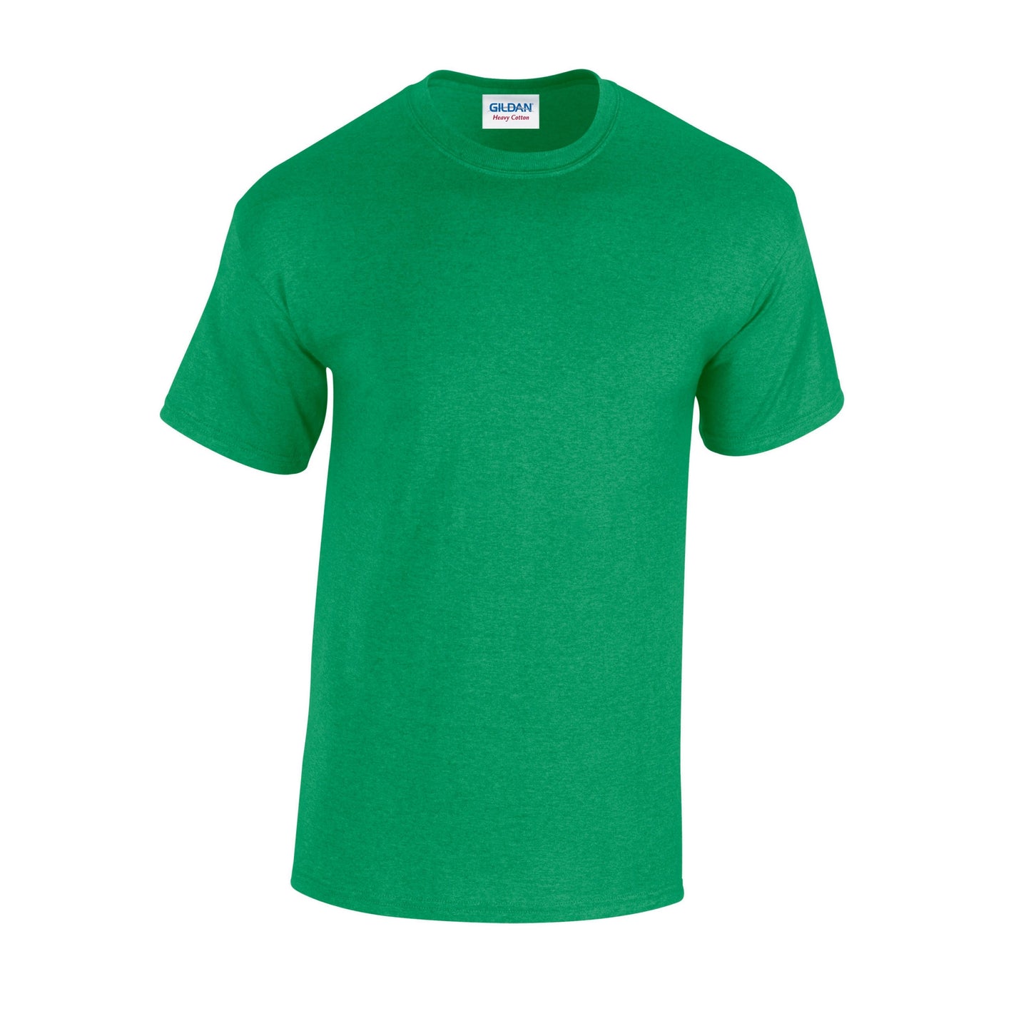 Antique Irish Green - Front - Gildan Unisex Adult Heavy Cotton T-Shirt