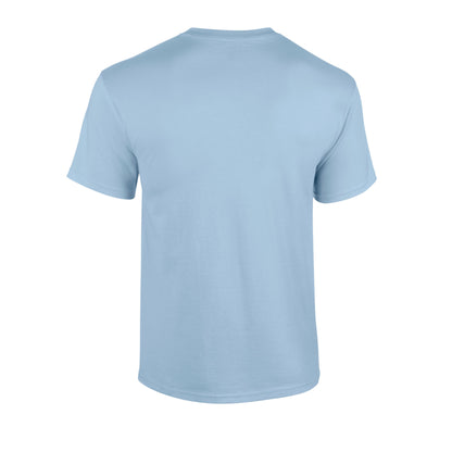 Light Blue - Back - Gildan Unisex Adult Heavy Cotton T-Shirt
