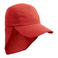 Red - Front - Result Headwear Childrens-Kids Legionnaire Hat