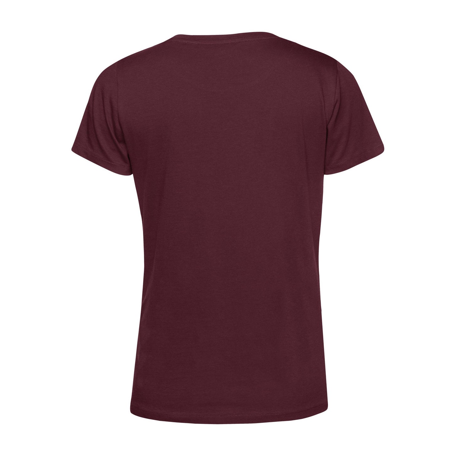 Burgundy - Back - B&C Womens-Ladies Inspire E150 Organic T-Shirt