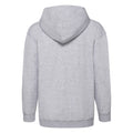 Heather Grey - Back - Fruit of the Loom Childrens-Kids Classic Hooded Jacket
