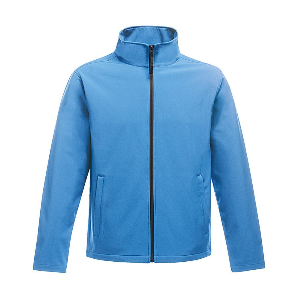 French Blue-Navy - Front - Regatta Womens-Ladies Ablaze Printable Soft Shell Jacket