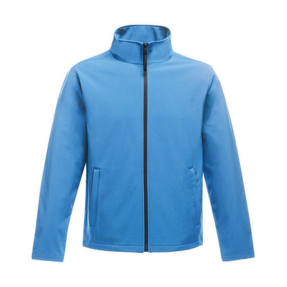 French Blue-Navy - Front - Regatta Womens-Ladies Ablaze Printable Soft Shell Jacket