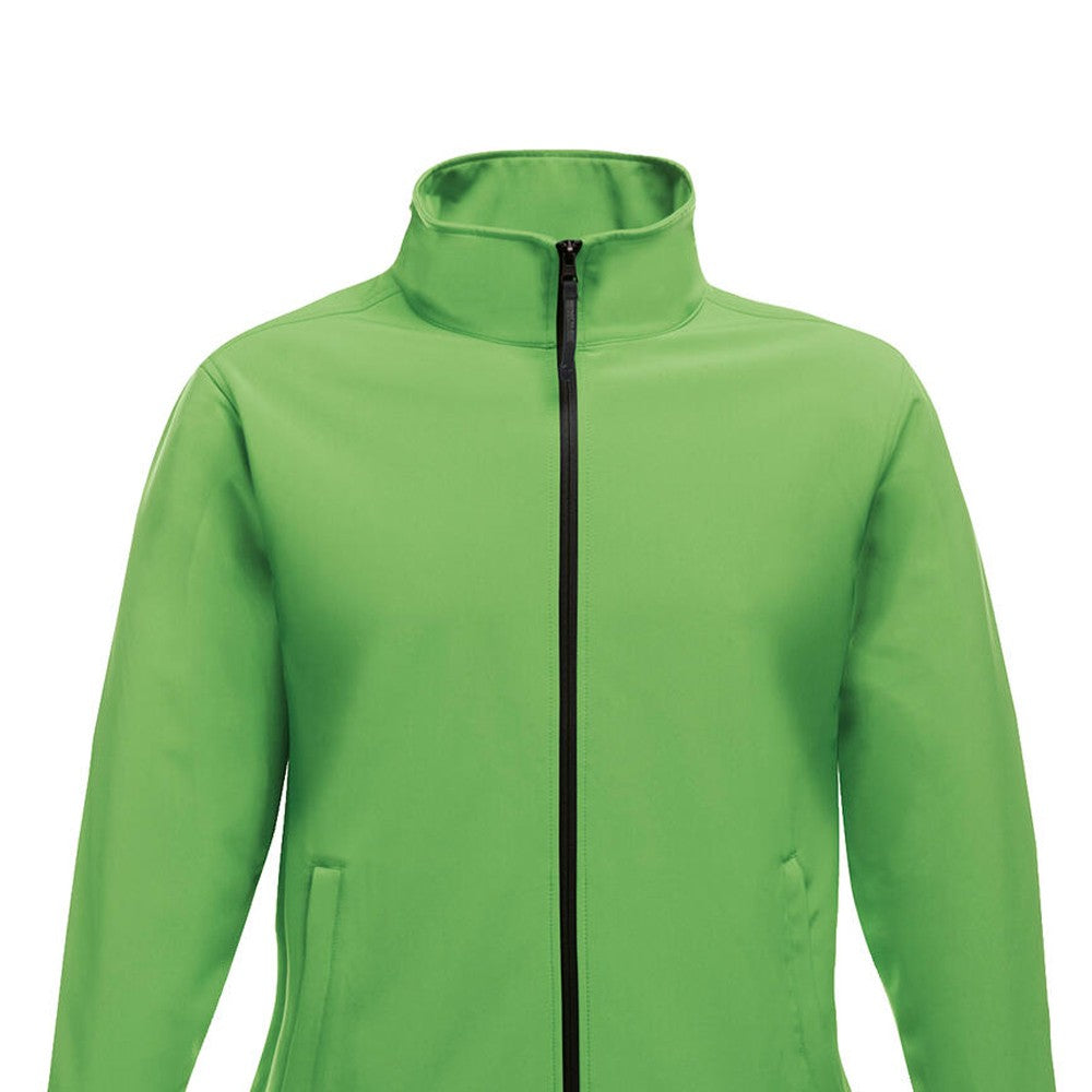 Extreme Green-Black - Back - Regatta Womens-Ladies Ablaze Printable Soft Shell Jacket