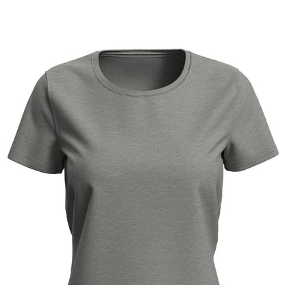 Heather Grey - Back - Stedman Womens-Ladies Lux T-Shirt