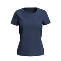 Navy Blue - Front - Stedman Womens-Ladies Lux T-Shirt