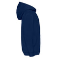 Navy - Side - Fruit of the Loom Childrens-Kids Classic Hoodie