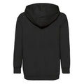 Black - Back - Fruit of the Loom Childrens-Kids Classic Hoodie