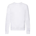 White - Front - Fruit of the Loom Mens Lightweight Raglan Jumper