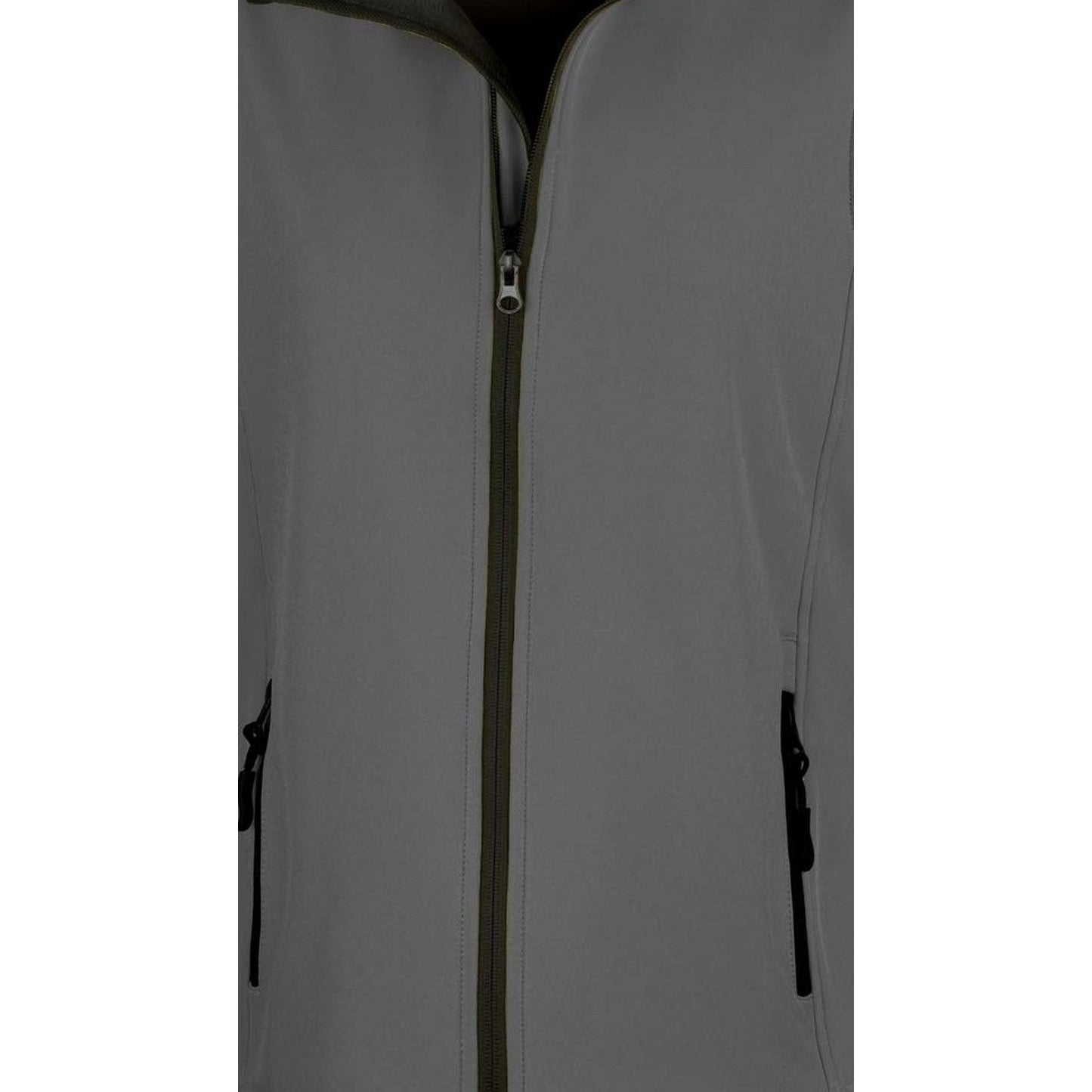Charcoal-Black - Back - Result Core Womens-Ladies Softshell Printable Gilet