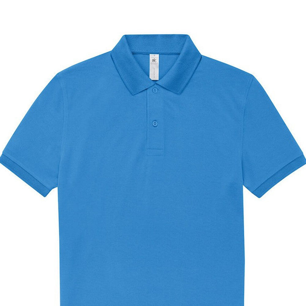 Lake Blue - Back - B&C Mens My Polo 210 Shirt