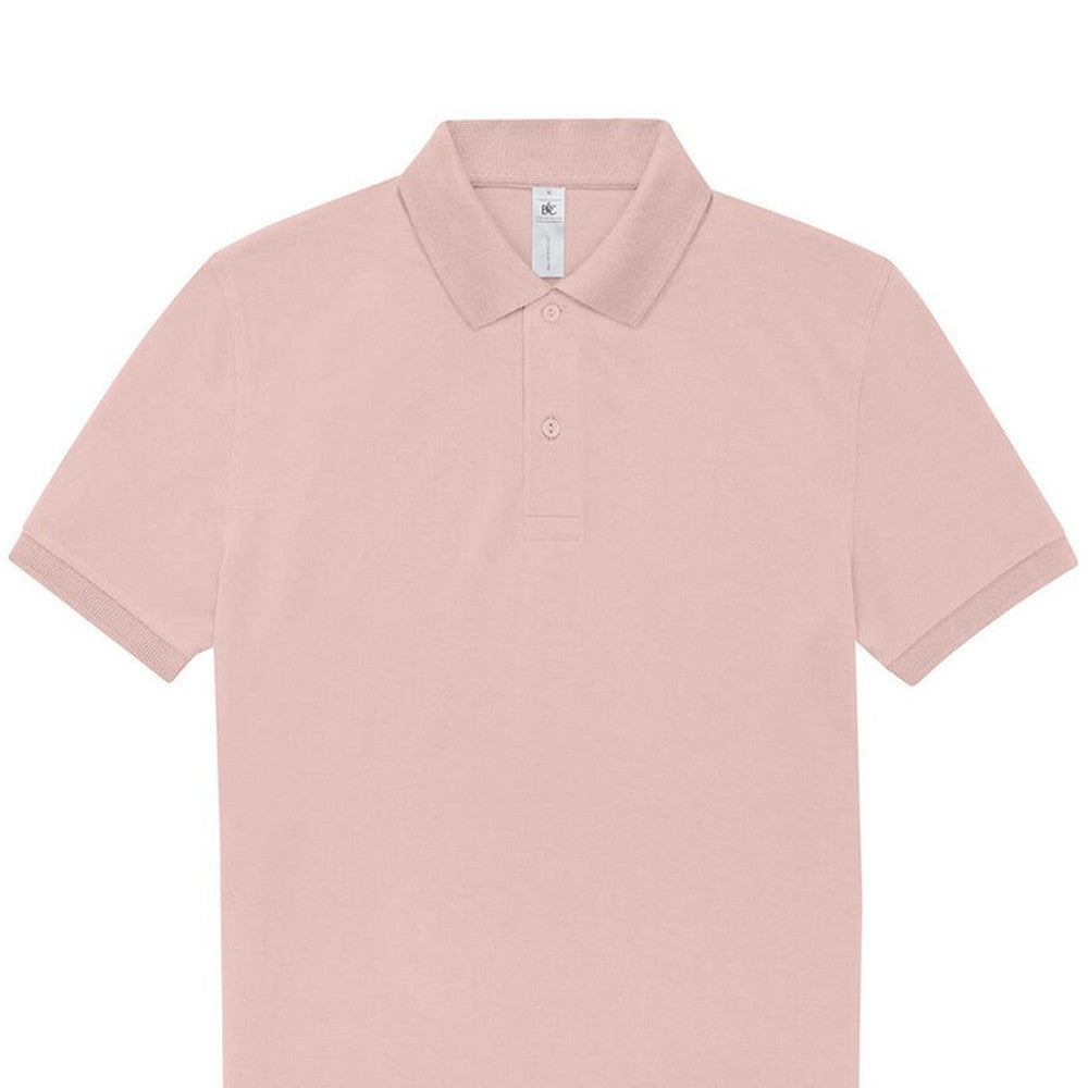 Blush Pink - Back - B&C Mens My Polo 210 Shirt
