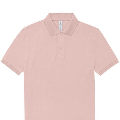 Blush Pink - Back - B&C Mens My Polo 210 Shirt