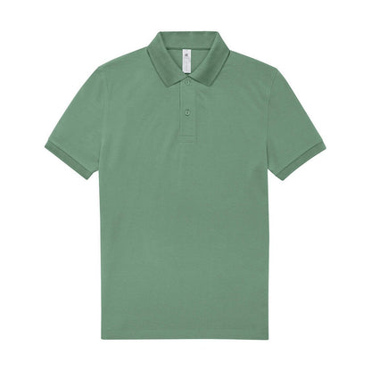 Amalfi Green - Front - B&C Mens My Polo 210 Shirt