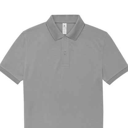 Sports Grey - Back - B&C Mens My Polo 210 Shirt
