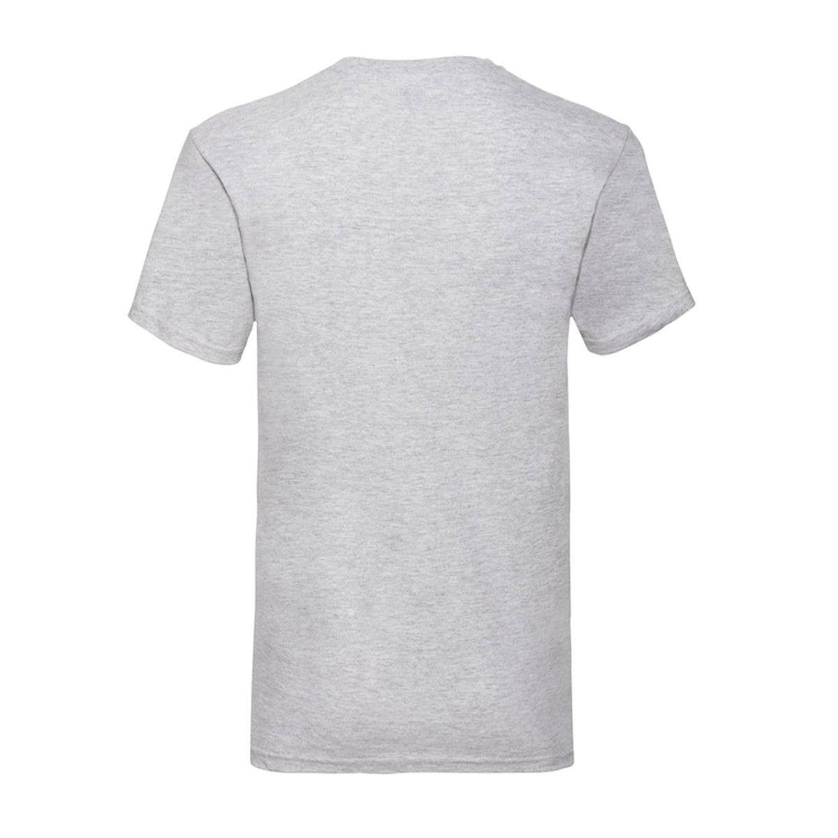 Heather Grey - Back - Fruit of the Loom Mens Valueweight V Neck T-Shirt