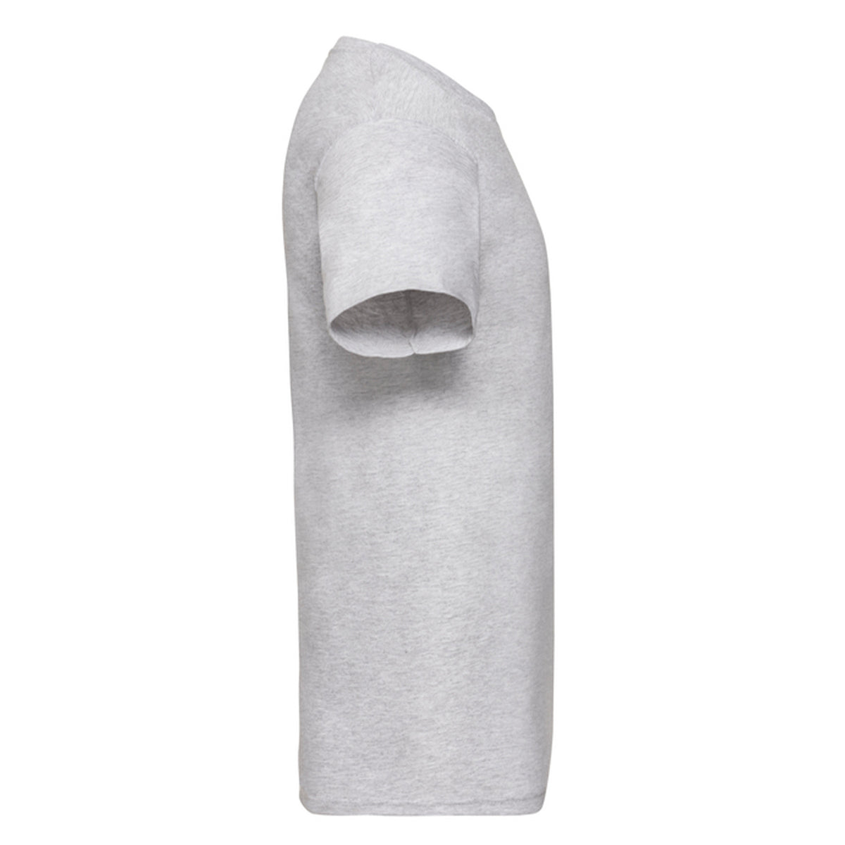 Heather Grey - Side - Fruit of the Loom Mens Valueweight V Neck T-Shirt