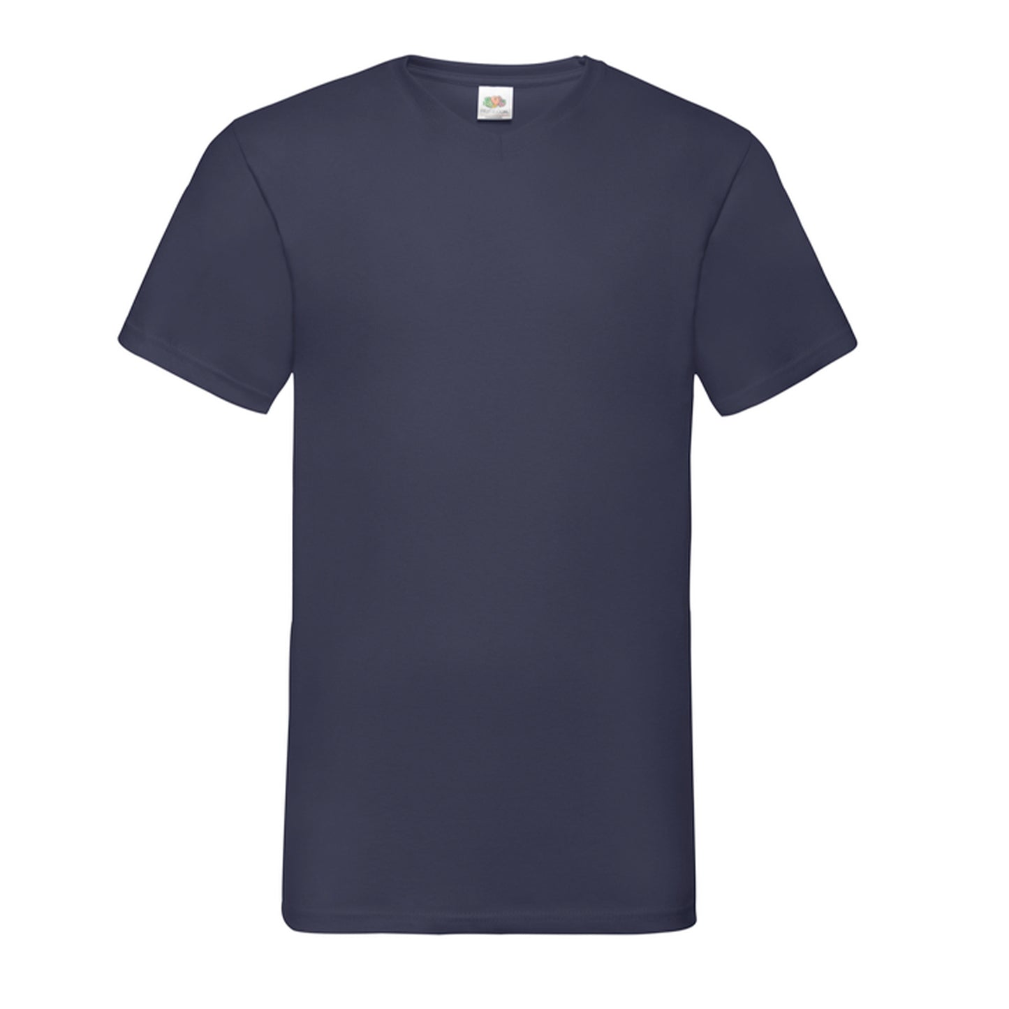 Deep Navy - Front - Fruit of the Loom Mens Valueweight V Neck T-Shirt