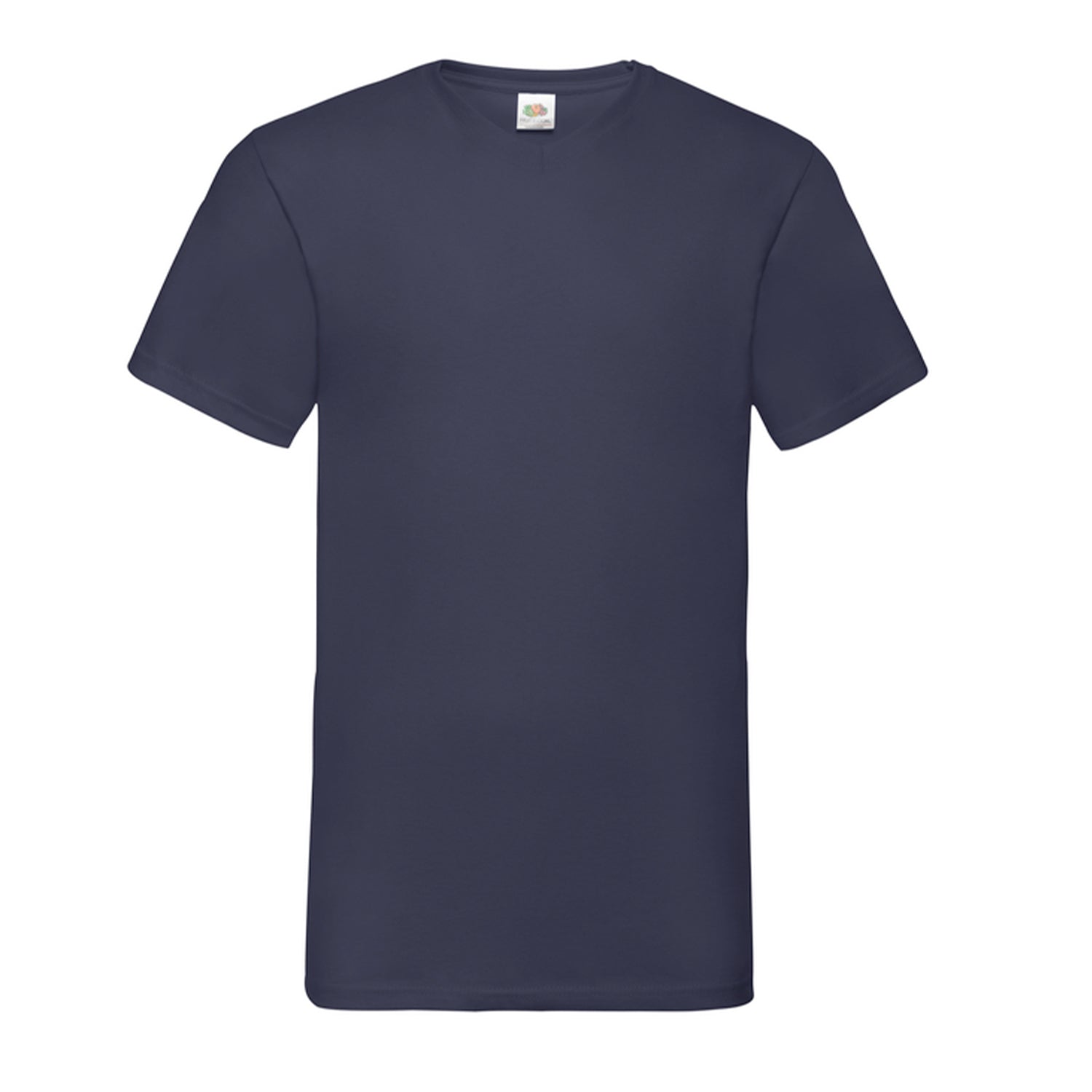 Deep Navy - Front - Fruit of the Loom Mens Valueweight V Neck T-Shirt