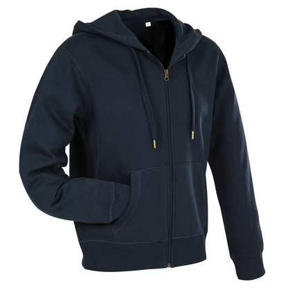 Midnight Blue - Back - Stedman Mens Select Full Zip Hoodie