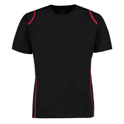 Black-Red - Front - Gamegear® Cooltex® Short Sleeved T-Shirt - Mens Sportswear