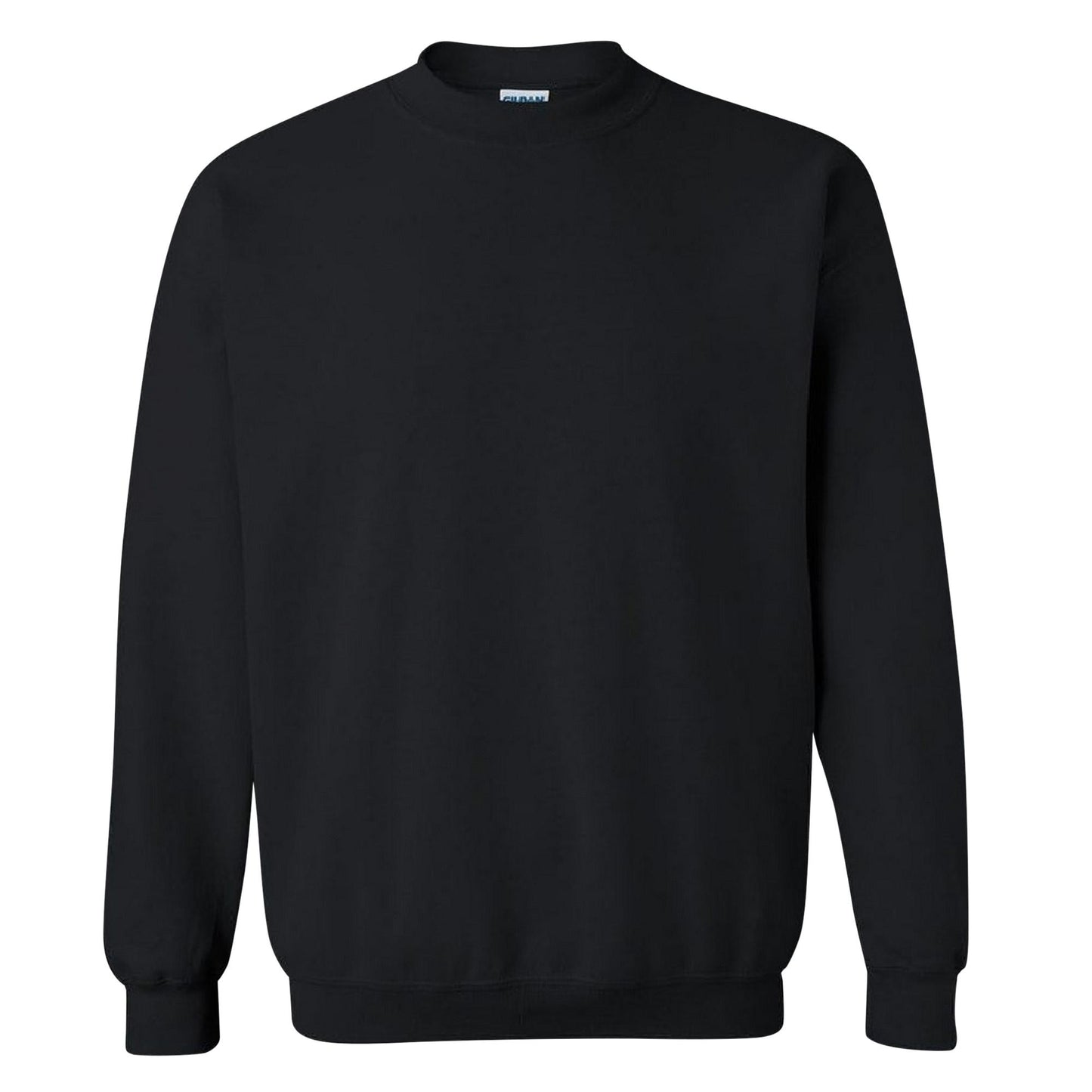 Black - Side - Gildan Childrens Unisex Heavy Blend Crewneck Sweatshirt