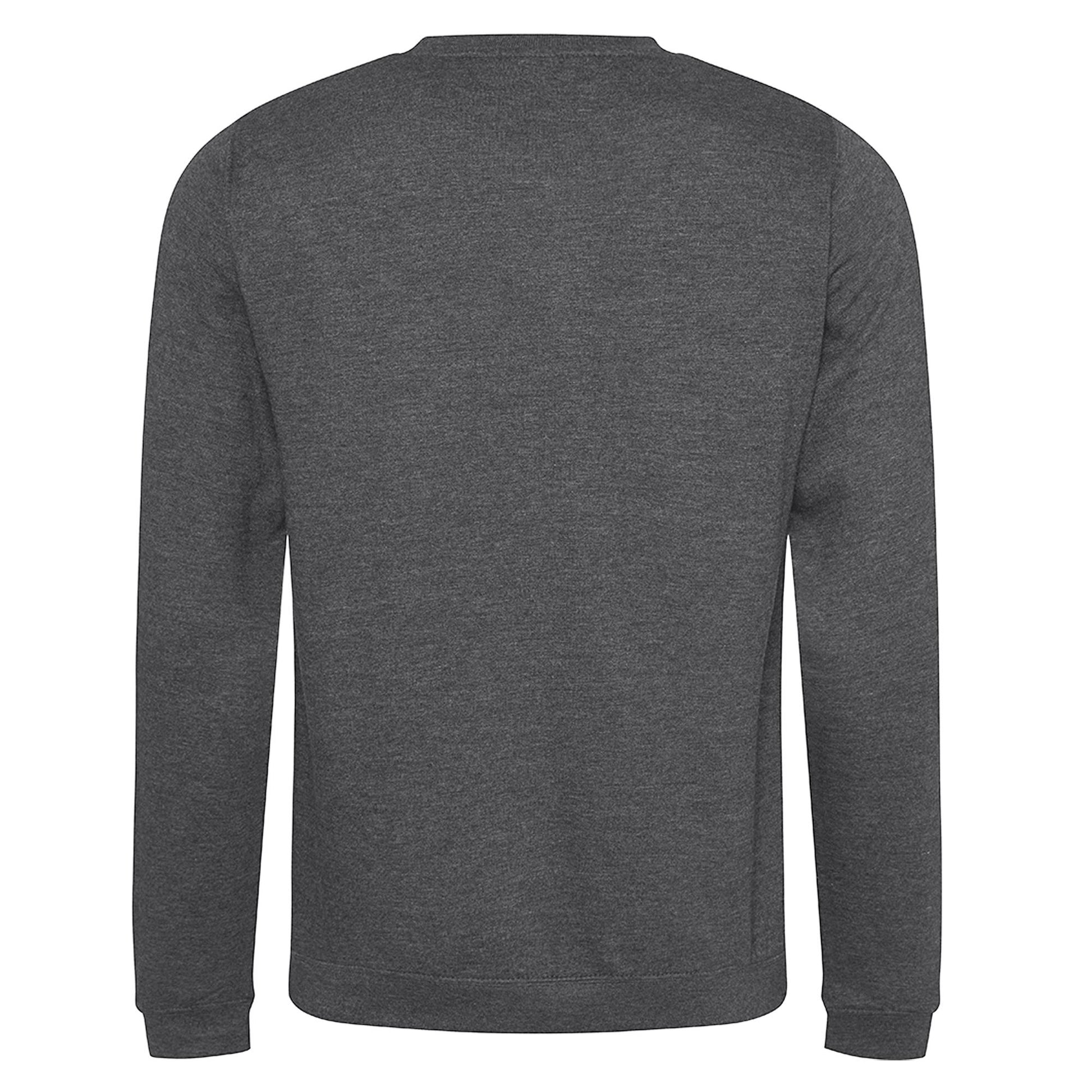 Graphite Heather - Back - Gildan Childrens Unisex Heavy Blend Crewneck Sweatshirt