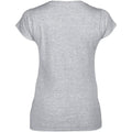Sport Grey (RS) - Back - Gildan Ladies Soft Style Short Sleeve V-Neck T-Shirt
