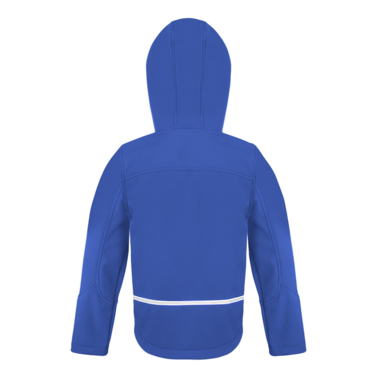 Royal-Navy - Back - Result Core Kids Unisex Junior Hooded Softshell Jacket