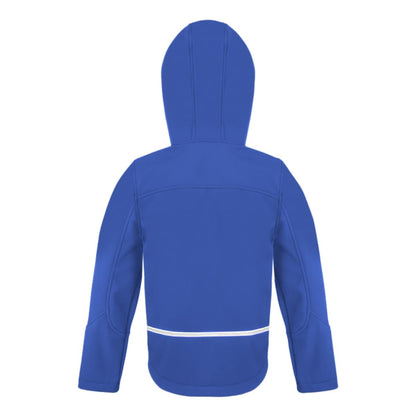 Royal-Navy - Back - Result Core Kids Unisex Junior Hooded Softshell Jacket