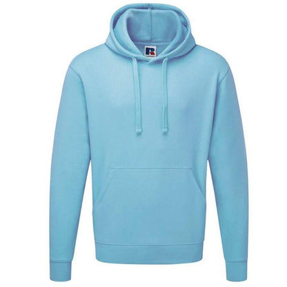 Sky Blue - Back - Russell Colour Mens Hooded Sweatshirt - Hoodie