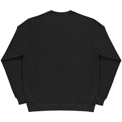 Black - Back - SG Mens Long Sleeve Crew Neck Sweatshirt Top