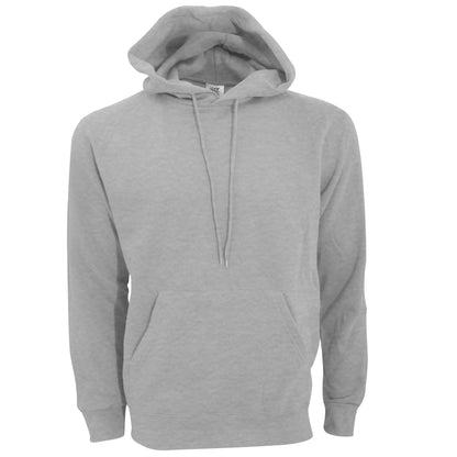 Light Oxford - Front - SG Mens Plain Hooded Sweatshirt Top - Hoodie