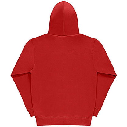 Red - Side - SG Mens Plain Hooded Sweatshirt Top - Hoodie