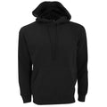 Black - Front - SG Mens Plain Hooded Sweatshirt Top - Hoodie