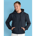 Black - Lifestyle - SG Mens Plain Hooded Sweatshirt Top - Hoodie