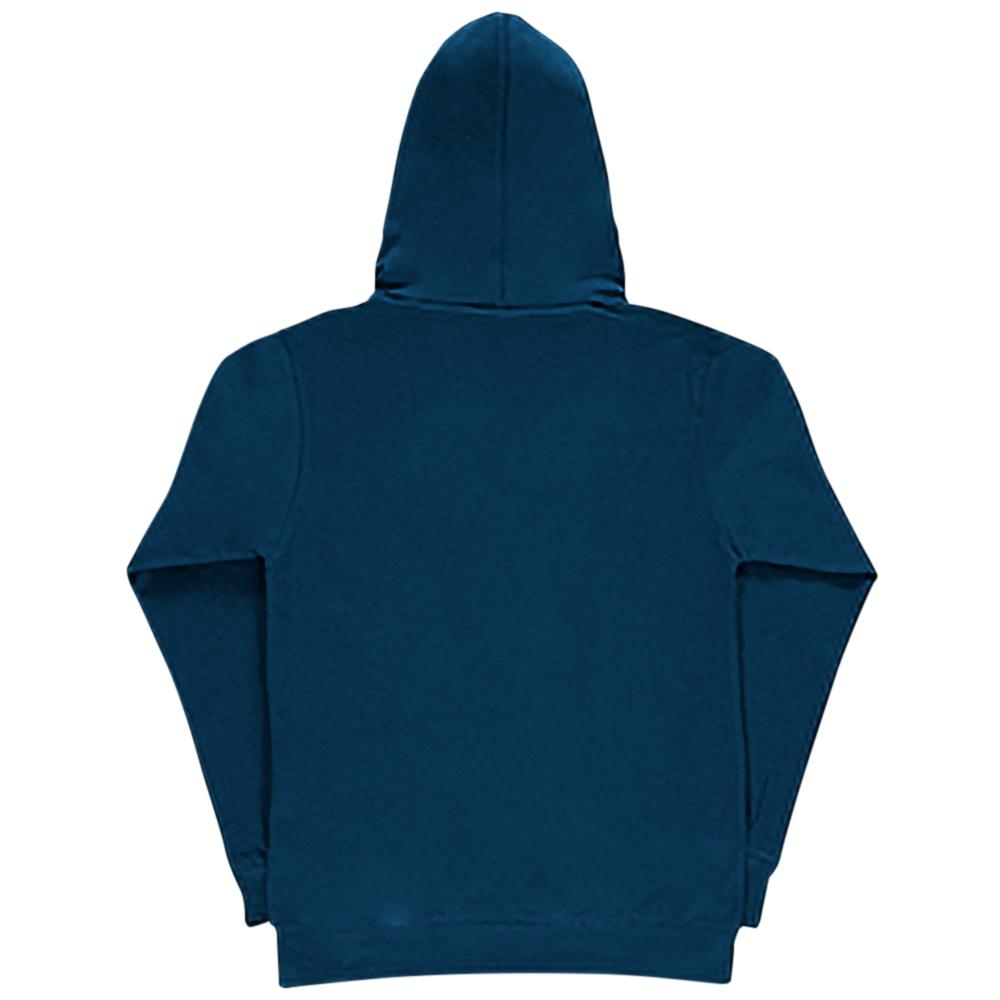Navy Blue - Back - SG Ladies-Womens Plain Hooded Sweatshirt Top - Hoodie